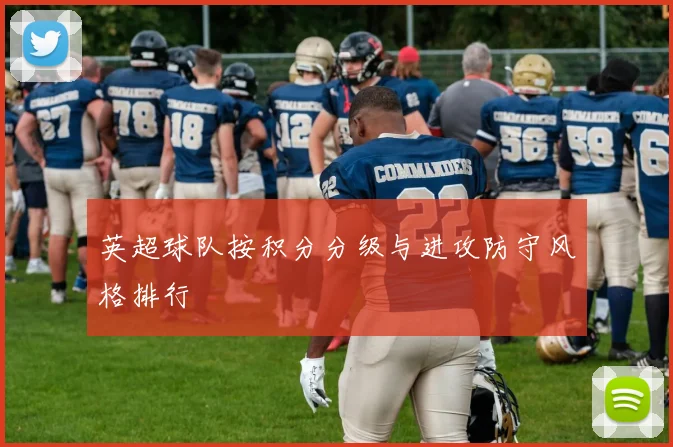 英超球队按积分分级与进攻防守风格排行
